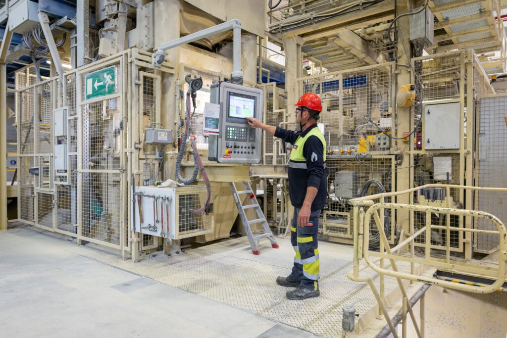 Cor in fabriek